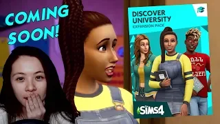 SIMS 4 University Trailer Reaction!  JQLeeJQ