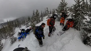 Seeley Lake Montana Backcountry Snowmobiling - Feb 2022