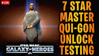 7 STAR MASTER QUI-GON UNLOCK + TESTING - THE RETURN OF 3V3 GRAND ARENA - FIRST TIME FIGHTING JAR JAR