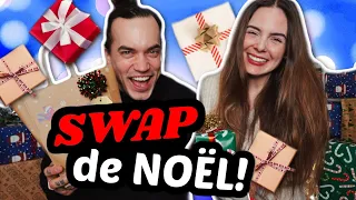 SWAP DE CADEAUX DE NOËL avec mon copain!