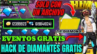 HACK DE DIAMANTES  DE FREEFIRE NUEVA ACTUALIZACIÓN |CON ARCHIVO| BUG DE DIAMANTES EN FF SIN BANEOS ✅