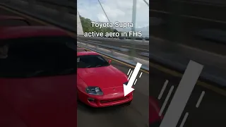 Toyota Supra active aero in Forza horizon 5