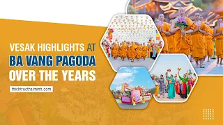 Vesak highlights at Ba Vang Pagoda over the years