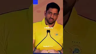 MS Dhoni about Chennai fans #shorts