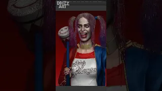 harley quinn Fan sculpt | Zbrush