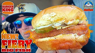 Burger King® Fiery King Fish Review! 🔥🐟🥪| The BEST Fast Food Fish Sandwich? | theendorsement