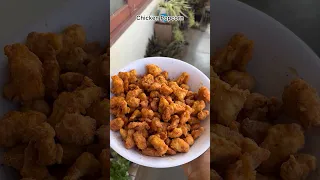 KFC Style Chicken Popcorn!!! || Fried Chicken Recipe #shorts #youtubeshorts