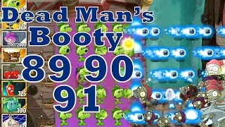 Plants vs Zombies 2 Dead Man's Booty Epic Hack Level 89, 90, 91 - Primal Peashooter Torching Special