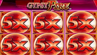 ★★JACKPOT HANDPAY★★$40 BETS★★GYPSY FIRE HIGH LIMIT SLOT MACHINE BUENO DINERO MUSEUM SLOTS KONAMI