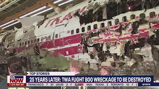 TWA Flight 800 wreckage to be destroyed 25 years later | LiveNOW from FOX