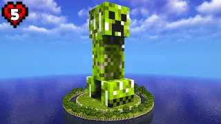 Rakensin jättimäisen CREEPER farmin Minecraft Hardcoressa!