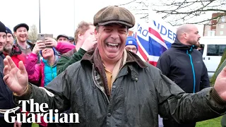 Nigel Farage and Leave Means Leave march set off from Sunderland