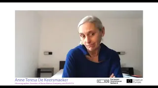 Anne Teresa De Keersmaeker's opening speech for EDN | What's Next in the Dance Ecosystem (2020)