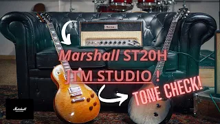 Marshall ST20H JTM Studio presentation and tone check !