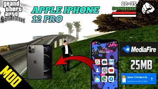 GTA SAN ANDREAS APPLE IPHONE 12 PRO MAX MOD ONLY 25MB🤯