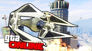 ЭПИЧЕСКАЯ БИТВА НА ИМПЕРСКИХ ИСТРЕБИТЕЛЯХ ИЗ STARWARS В GTA 5 ONLINE (  УГАР )