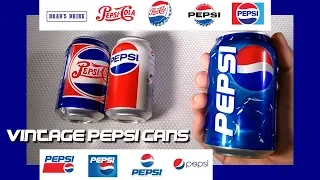 Pepsi Limited Edition Cans w/ vintage logos [PepsiCo Greece] (2019)