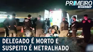 Cantor suspeito de matar delegado é metralhado em ambulância | Primeiro Impacto (19/04/21)