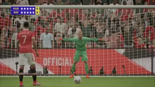 eFootball 2022 PS5 Man Utd vs Arsenal Penalty