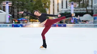 Lexie Gagnon, "You Can't Stop the Girl" @BEBEREXHA at Bryant Park Winter Village