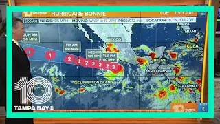 Tracking the Tropics: Atlantic is quiet, but Hurricane Bonnie is a Category 2 storm in the Pacific