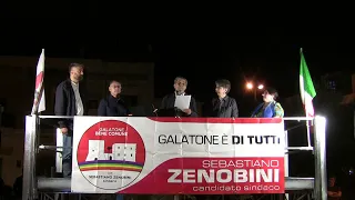 Comizio della lista "Galatone Bene Comune - Sebastiano Zenobini Sindaco" - 9 giugno 2022