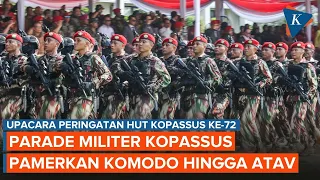 Parade Militer Kopassus, Pamer Pasukan hingga Alutsista