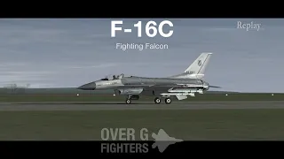 Over G Fighters - F-16C Fighting Falcon - Area4 - Taxi, Takeoff