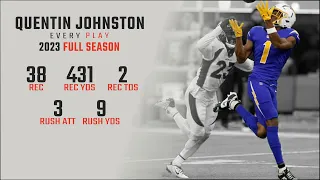 Quentin Johnston 2023 Highlights | Every Target, Catch, and Run