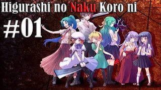 #1 ДОБРО ПОЖАЛОВАТЬ В ХИНАМИДЗАВУ. Higurashi no Naku Koro ni - прохождение на русском