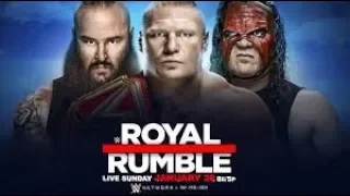 Royal Rumble 1-28-2018 Highlights Lesnar Vs Strowman Vs Kane