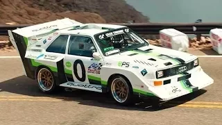 Audi Quattro S1 E2 Pikes Peak // 900Hp Group B Monster - Onboard & Fly-By