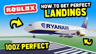 How To Get PERFECT LANDINGS Everytime In Cabin Crew Simulator (Roblox)