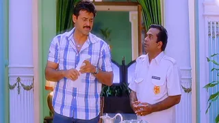 Venkatesh and Brahmanandam Comedy Scenes | Malliswari Movie | Telugu Comedy | Funtastic Comedy