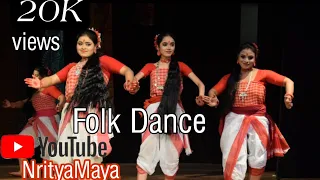 Folkdance#folkMedleySong's #folksongs #nritya maya dance academy #nibedita guchait #folk #nritya