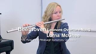 Beethoven Leonore Overture No. 3 flute excerpt
