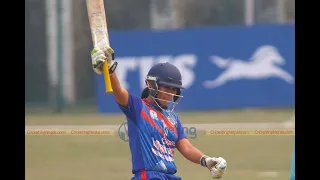 Rubina Chhetri 68* off 49 balls with 12 fours and 1 sixer