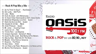 Clasicos de los 80 y 90 - Radio Oasis Rock & Pop 80s y 90s en Ingles Español (Vol 6)