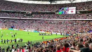England v Germany - Euro 2022 Final Wembley Stadium Full Time Whistle (It’s Coming Home)