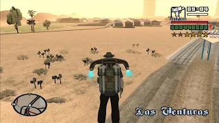 Green Goo with a 4 Star Wanted Level - Airstrip mission 5 - GTA San Andreas