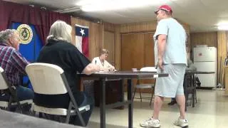 Lone Star City council  meeting