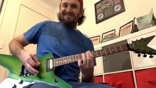 My Fake Washburn Slime Dimebag Guitar From AliExpress