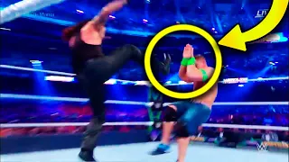 10 MOVIMIENTOS FALSOS DE WWE CAPTADOS EN CAMARA