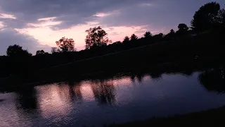 Sunset Over the Pond 1 and My Native American Flute To Relax, Sleep, Study or Work To