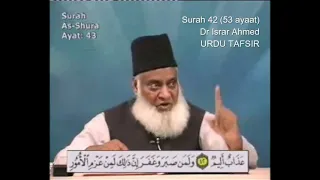 Surah 42 Ayat 42 Surah Shura Dr Israr Ahmed Urdu