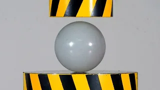 HYDRAULIC PRESS VS MEGA HARD CORUNDUM BALL