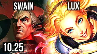 SWAIN & Miss Fortune vs LUX & Lucian (SUPPORT) | 500+ games, 5/2/9 | NA Diamond | v10.25