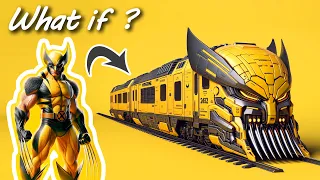 AVENGERS BUT TRAIN VENGERS | Characters from MARVEL & DC