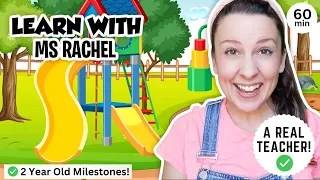 Toddler Learning Video with Ms Rachel | 2 Year Old Milestones, Speech & Social Skills for Toddlers
