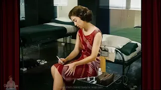 How to be Pretty: Vintage 1960s Beauty Routine: 4K Colorized